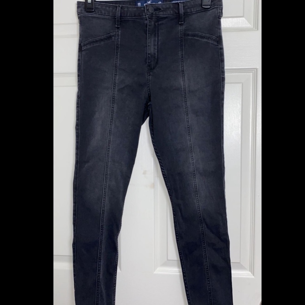 Black ultra high rise jean legging